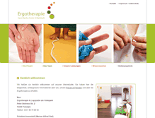 Tablet Screenshot of potsdam-ergotherapie.de
